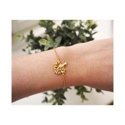 Forgyldt Tree of Life Armbnd 2-2501-GP